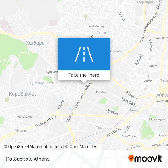 Ραιδεστού map
