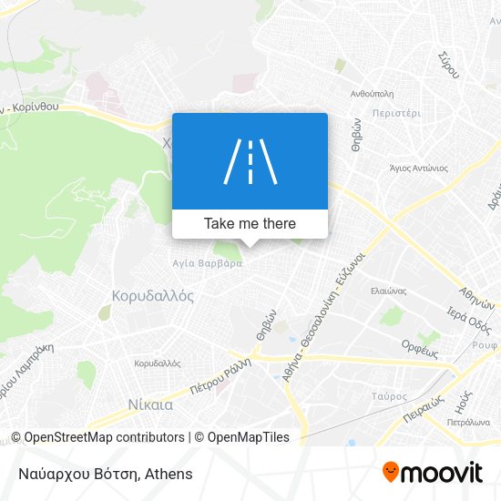 Ναύαρχου Βότση map