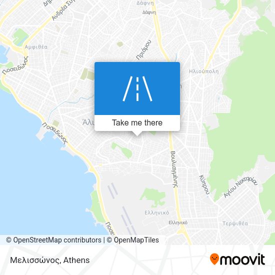 Μελισσώνος map