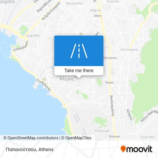 Παπανούτσου map