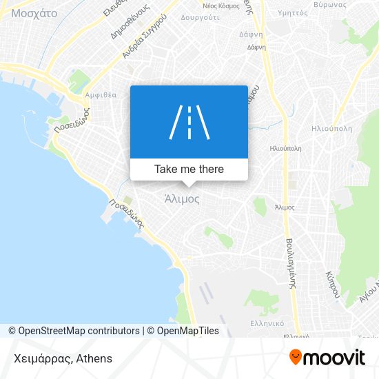 Χειμάρρας map