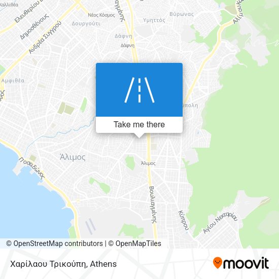 Χαρίλαου Τρικούπη map
