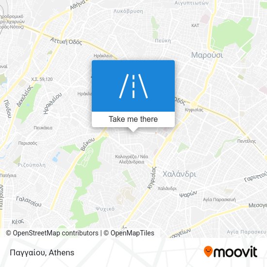 Παγγαίου map