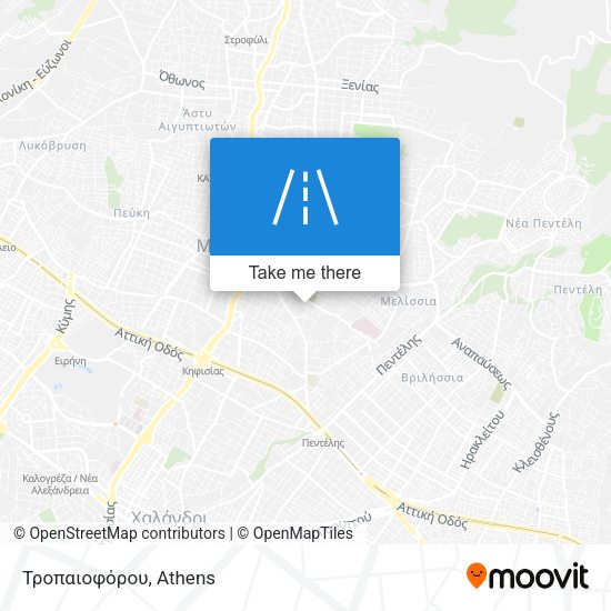 Τροπαιοφόρου map