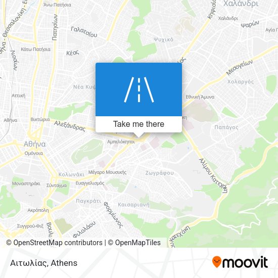 Αιτωλίας map