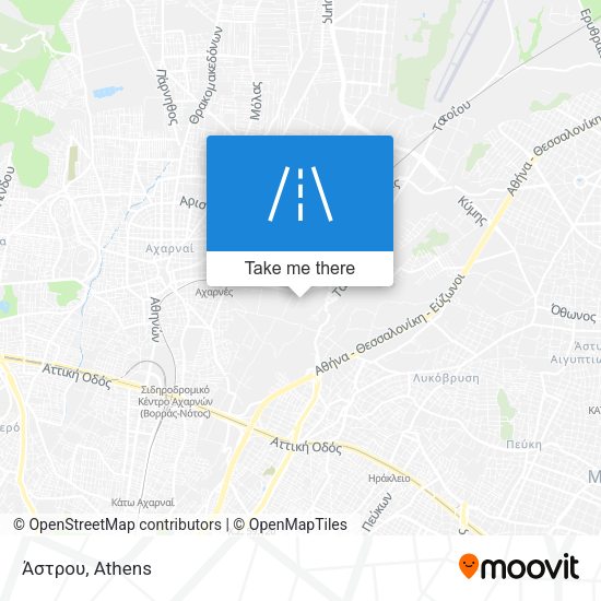 Άστρου map