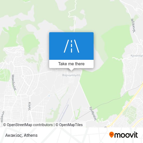 Ακακίας map