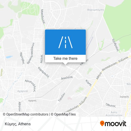 Κύμης map