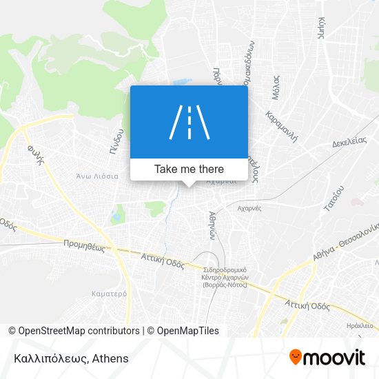 Καλλιπόλεως map