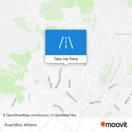 Κορίνθου map