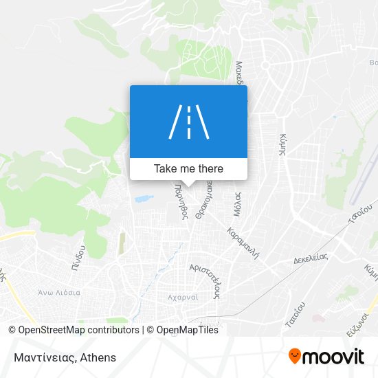 Μαντίνειας map