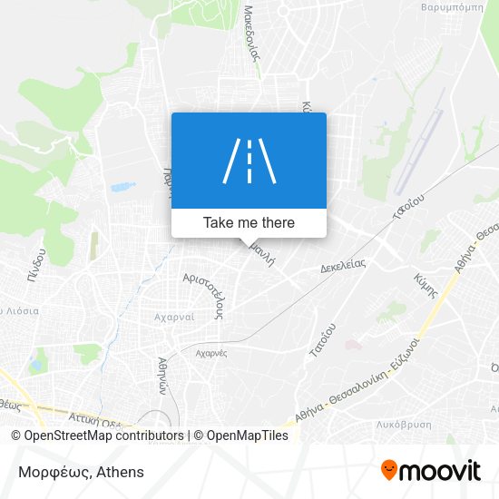 Μορφέως map