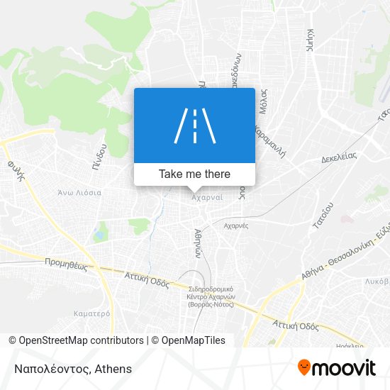Ναπολέοντος map