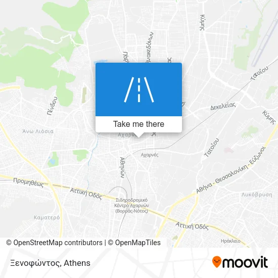 Ξενοφώντος map
