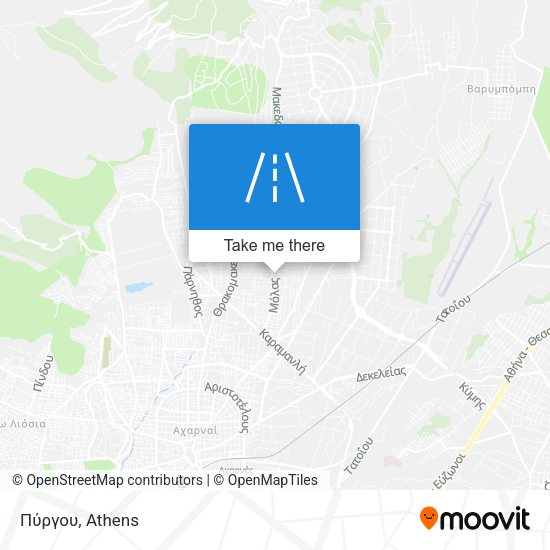 Πύργου map