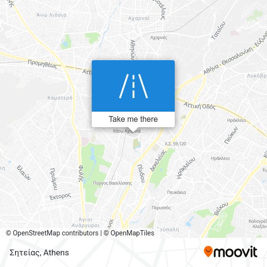 Σητείας map