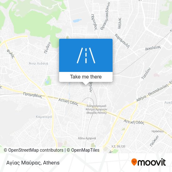 Αγίας Μαύρας map