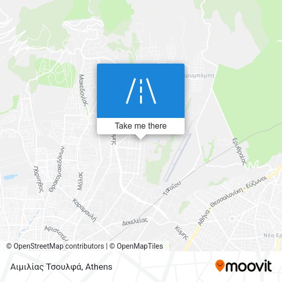 Αιμιλίας Τσουλφά map