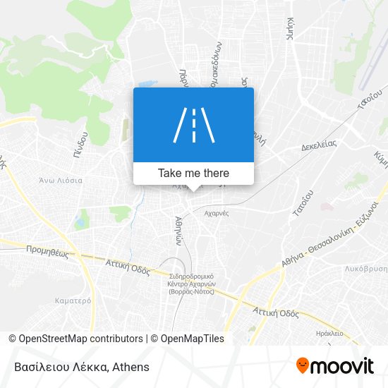 Βασίλειου Λέκκα map