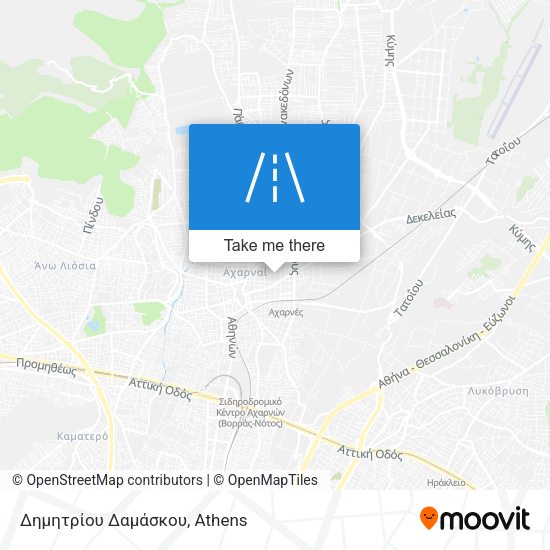 Δημητρίου Δαμάσκου map