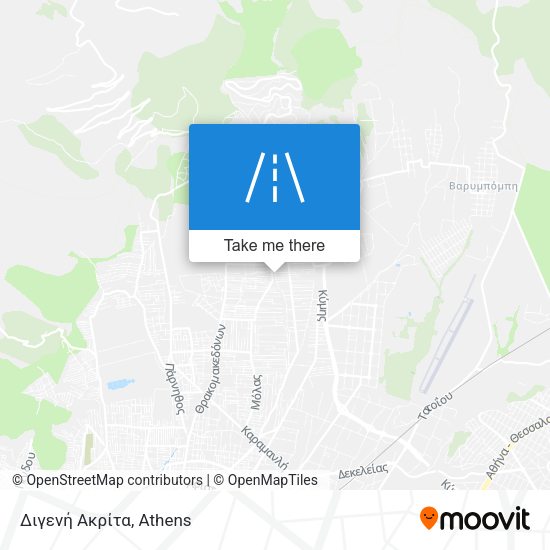 Διγενή Ακρίτα map