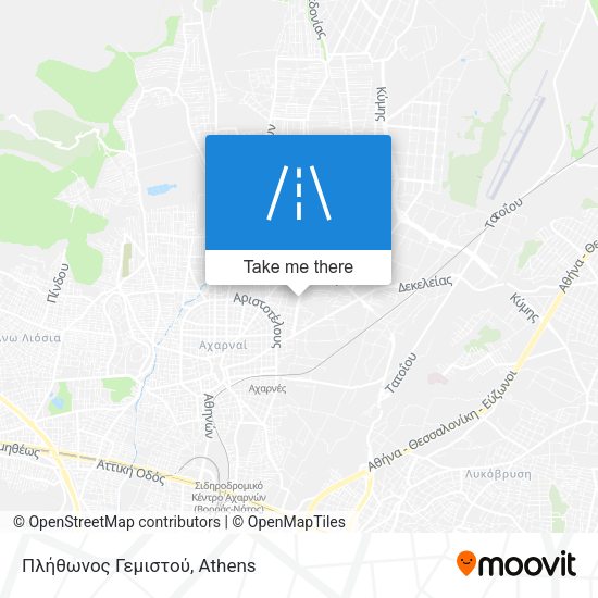 Πλήθωνος Γεμιστού map