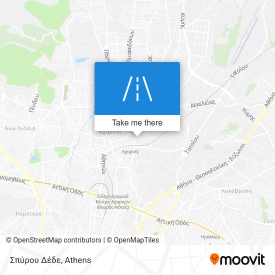 Σπύρου Δέδε map