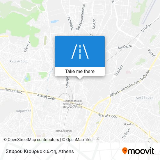 Σπύρου Κιουρκακιώτη map