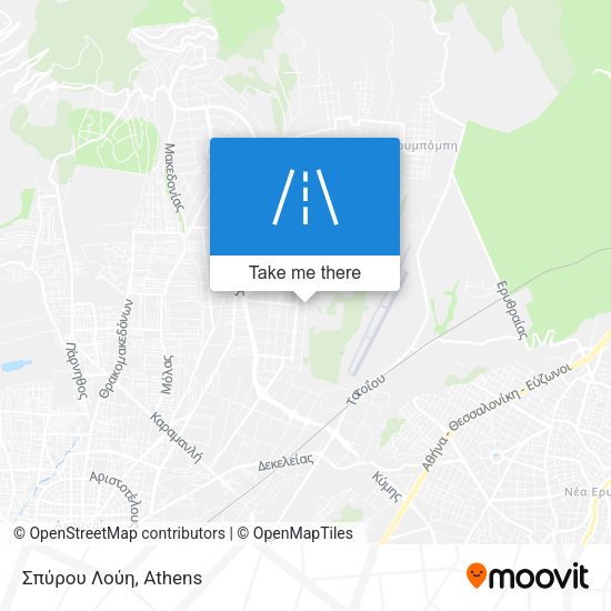 Σπύρου Λούη map