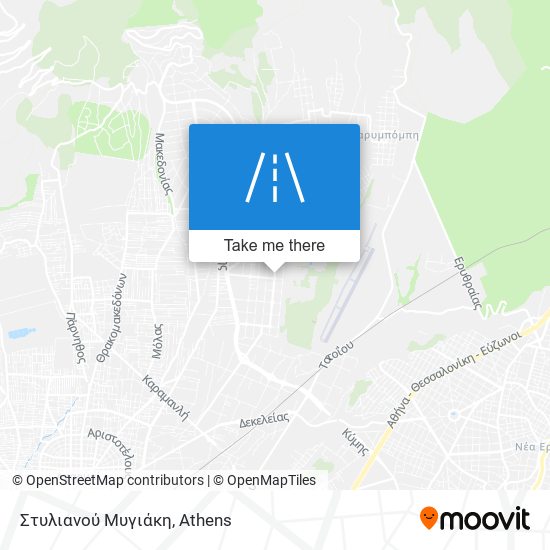 Στυλιανού Μυγιάκη map