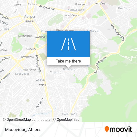 Μεσογίδος map