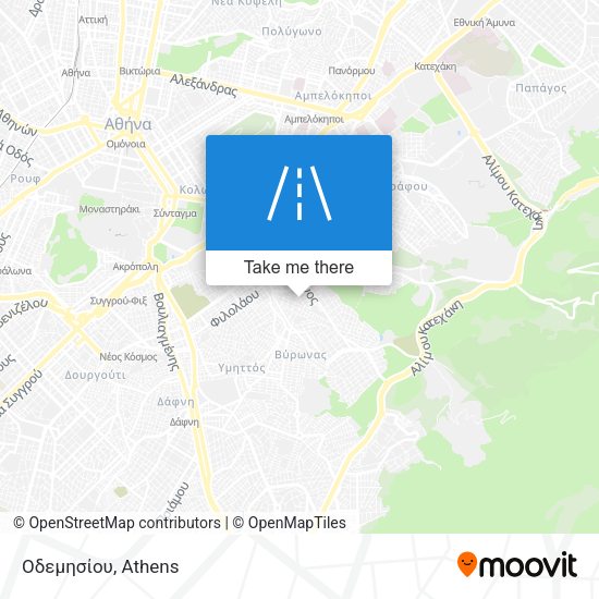Οδεμησίου map