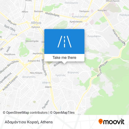 Αδαμάντιου Κοραή map