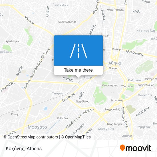 Κοζάνης map