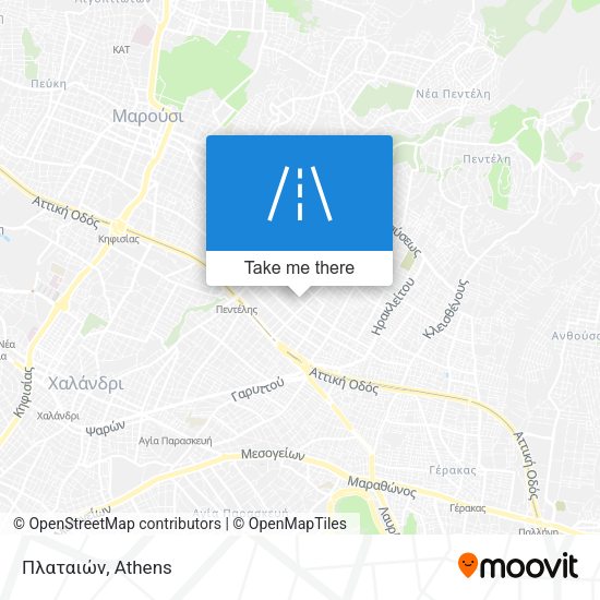 Πλαταιών map