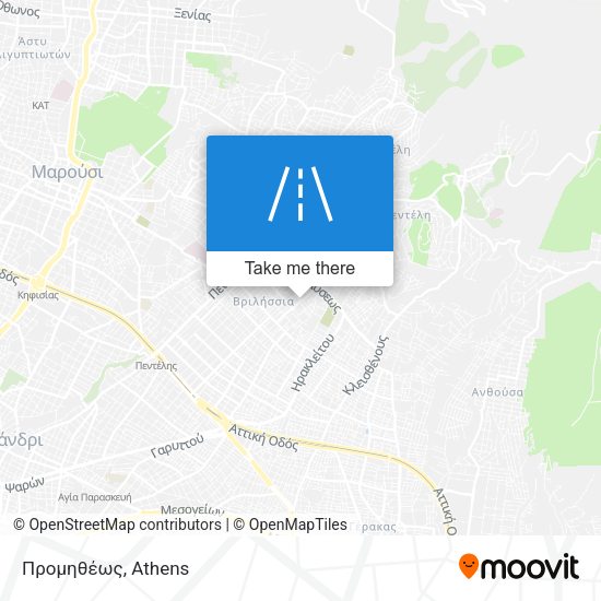 Προμηθέως map