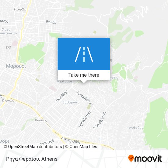 Ρήγα Φεραίου map