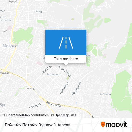 Παλαιών Πατρών Γερμανού map