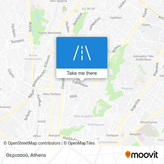 Θερισσού map