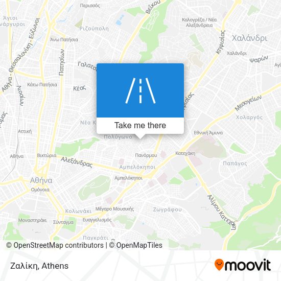Ζαλίκη map