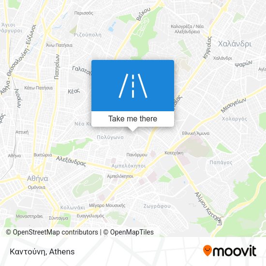 Καντούνη map