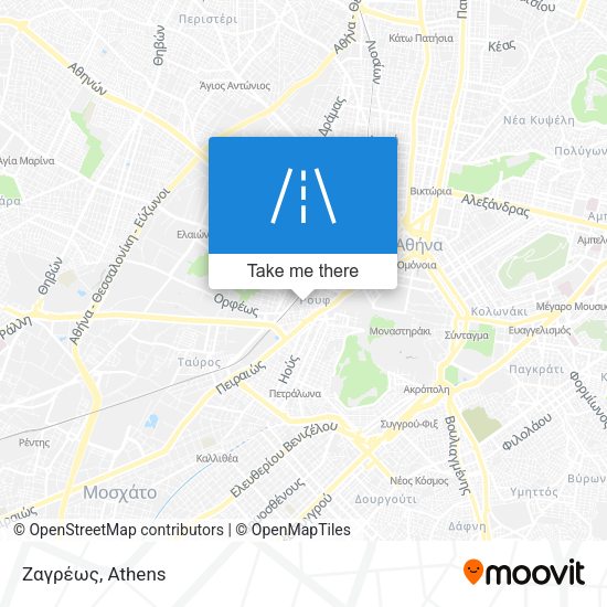Ζαγρέως map
