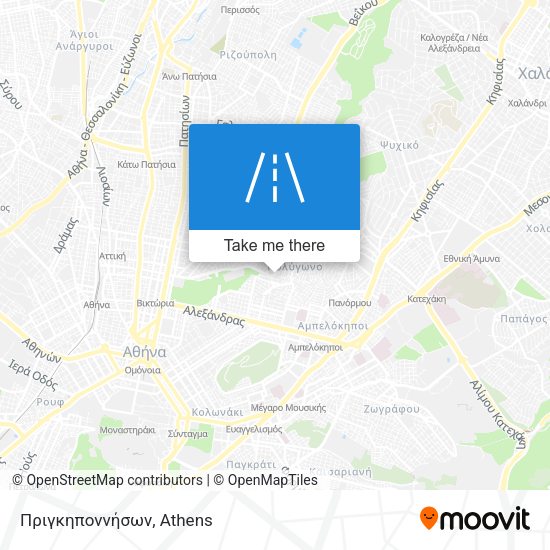Πριγκηποννήσων map