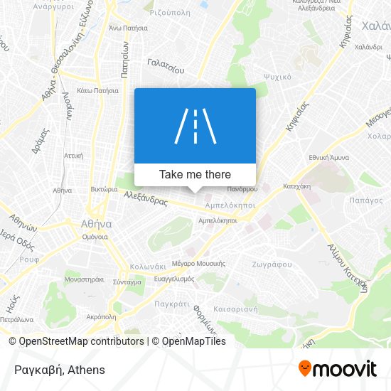 Ραγκαβή map