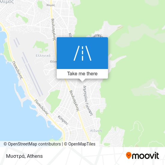 Μυστρά map