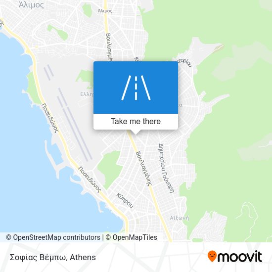 Σοφίας Βέμπω map