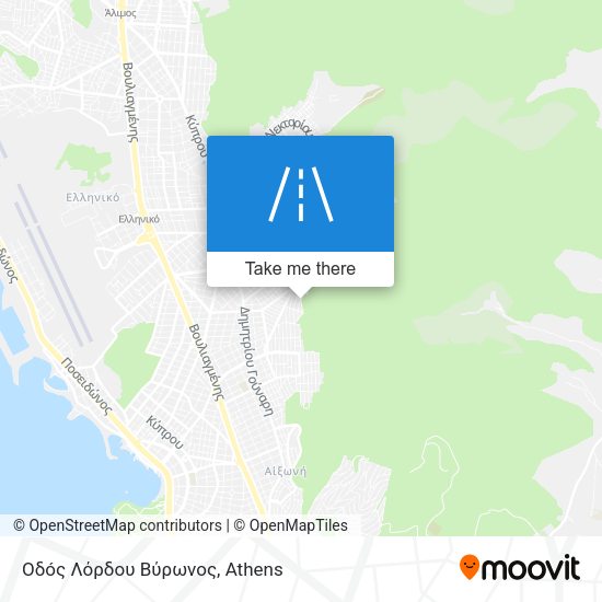 Οδóς Λόρδου Βύρωνος map