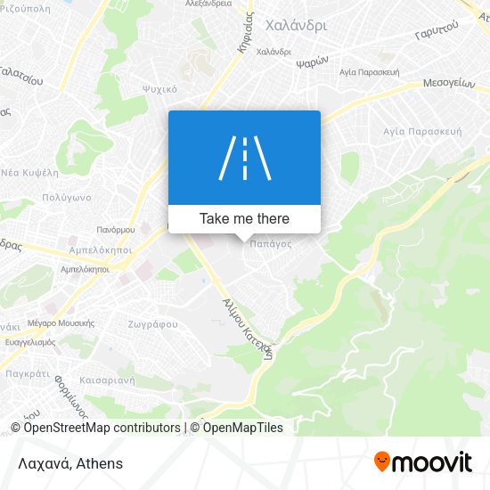 Λαχανά map