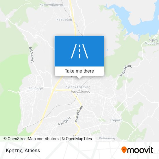 Κρήτης map