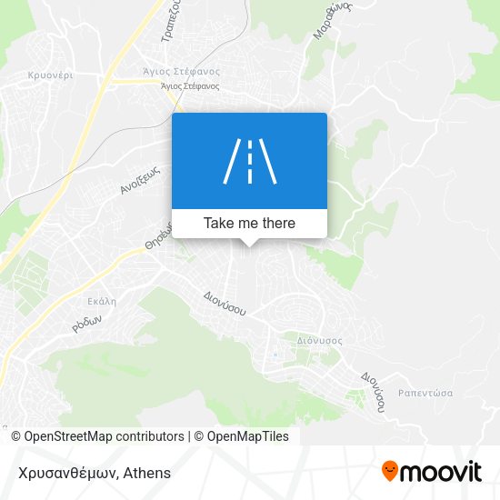 Χρυσανθέμων map